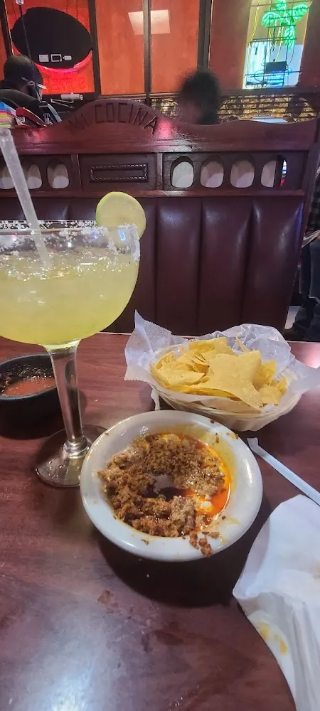 Chorizo Queso and Margaritas